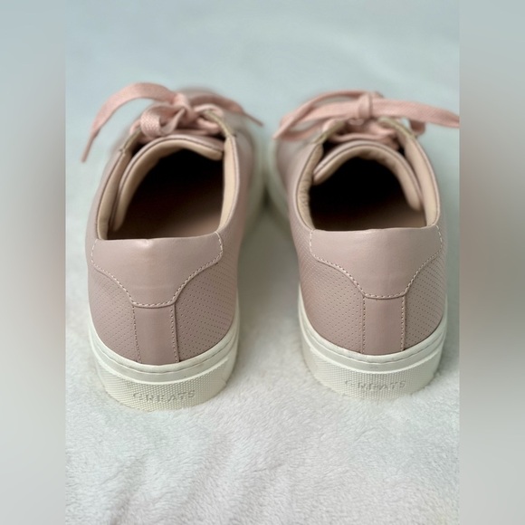 Greats Brooklyn Perforated Blush Leather Sneaker Size 10 - Picture 4 of 10